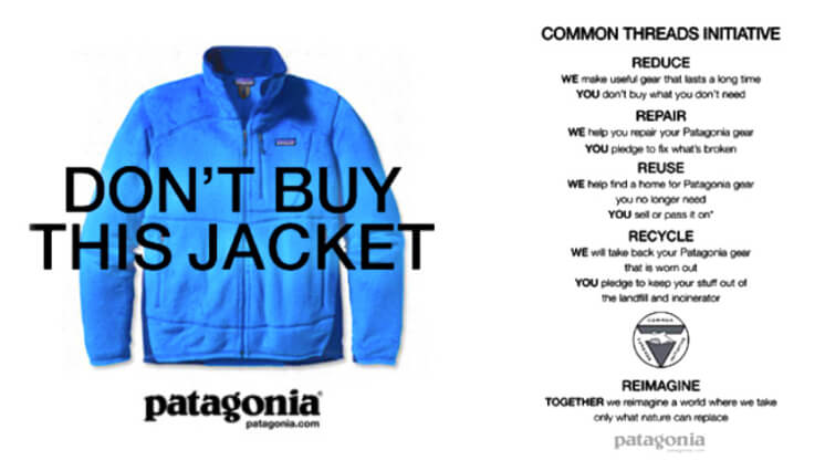 Расширенная версия рекламы бренда Patagonia с комментариями статья